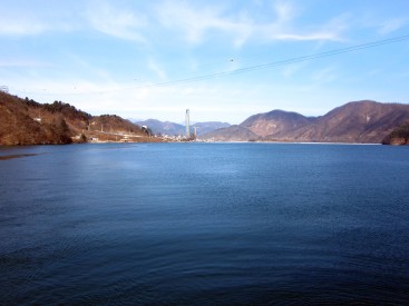 On the ferry to Nami Island.